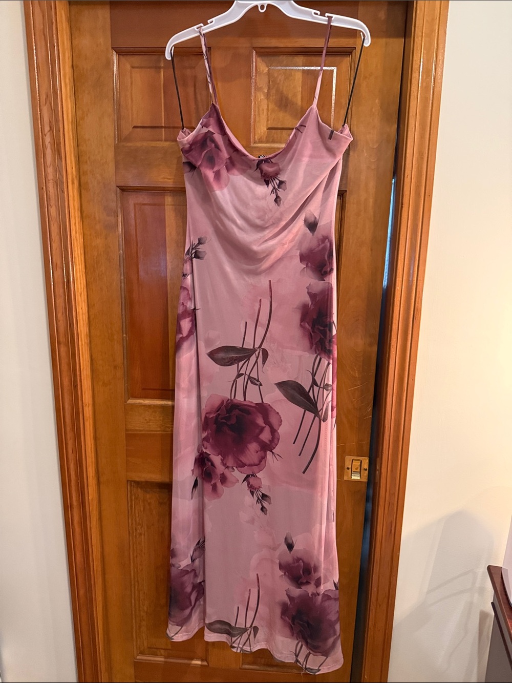 Windsor Dusty Rose Satin Slip Top